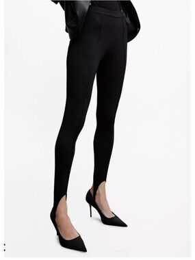 Mango Stirrup Fuseau Leggings | Size Small NWT